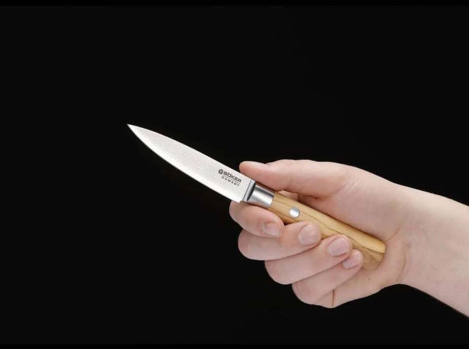 Couteau Petty Japonais Damas 100 Mm | Böker Cuisine – Image 3