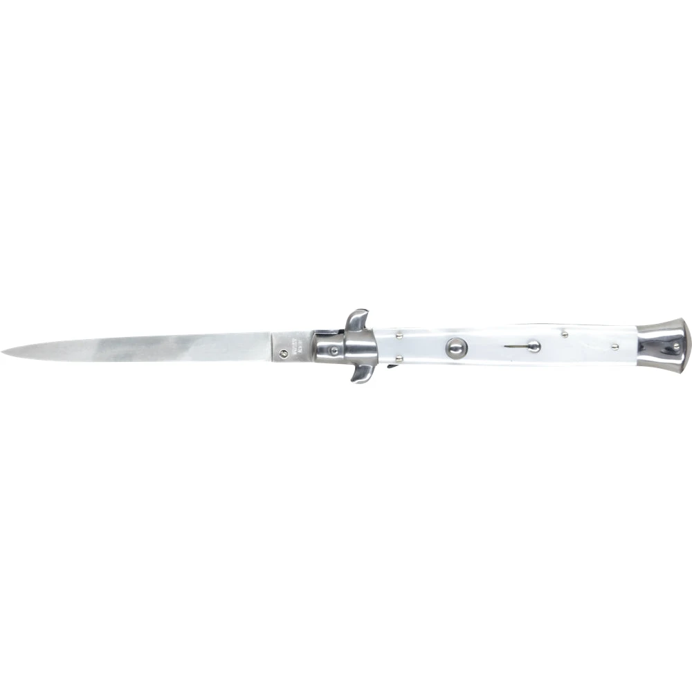 Couteau Automatique Auto Stilleto Corne Manche Synthétique Consorzio – Image 5