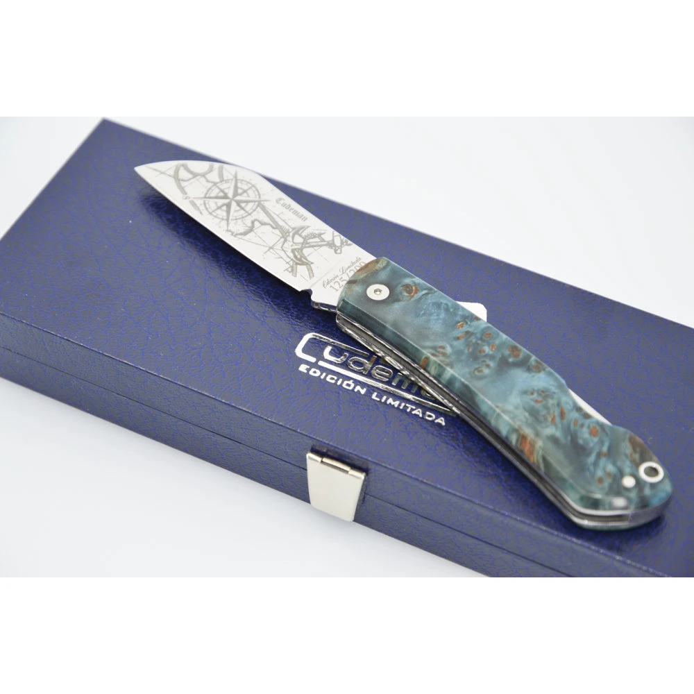 Couteau Automatique La Marinera Edition Limitée Manche Peuplier Cudeman – Image 5