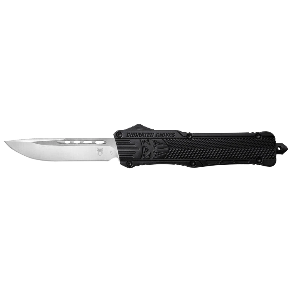 Couteau Automatique Medium CTK-1 OTF Black Manche Aluminium Cobra Tec
