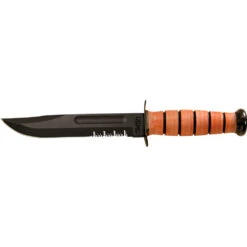 Couteau De Chasse USMC Mixte Manche Cuir Kabar