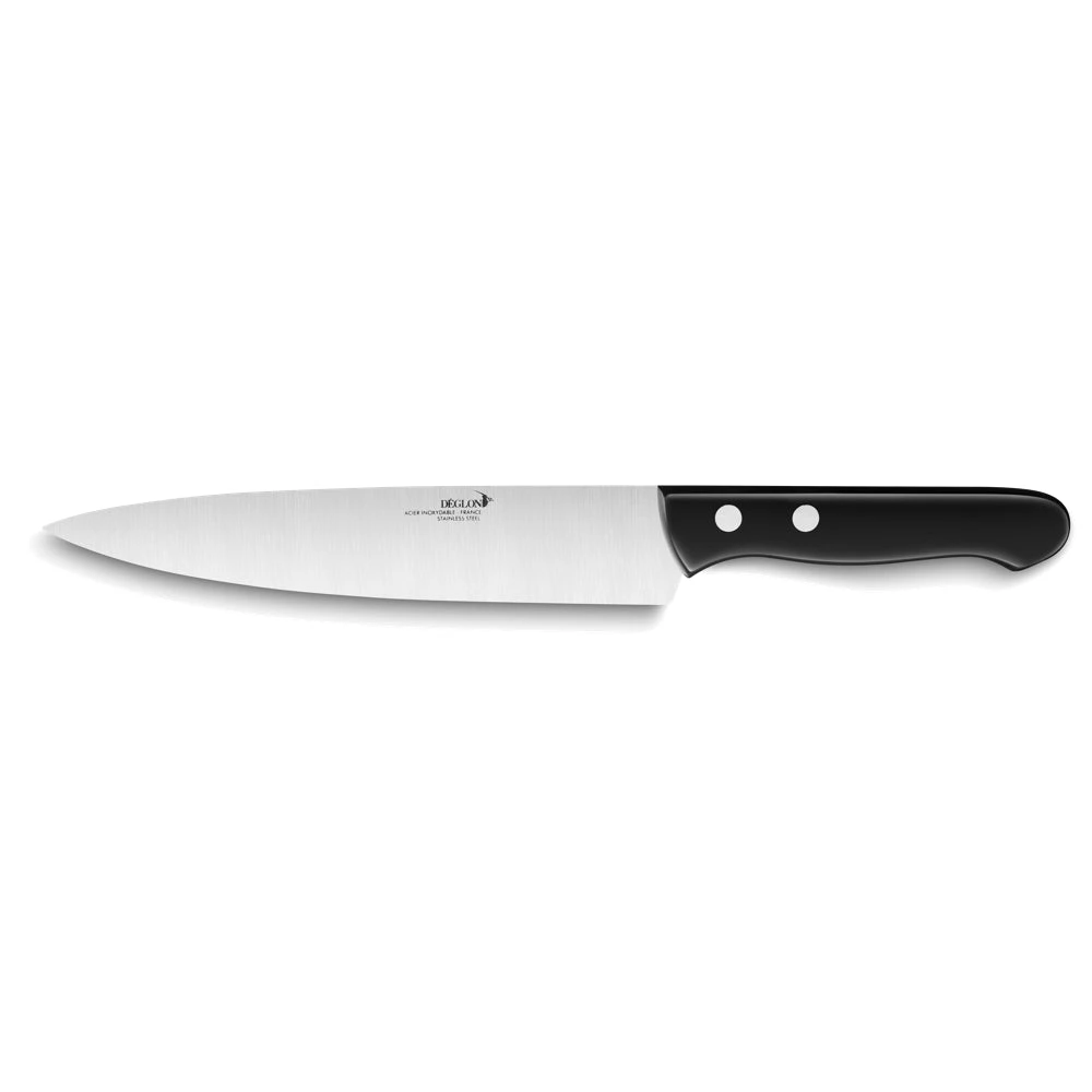 Couteau De Chef Darkwood Éminceur Manche Bois Deglon