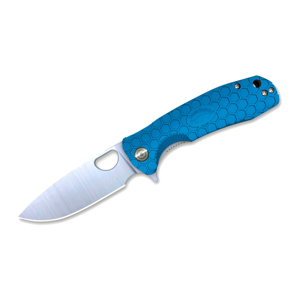 Couteau De Poche Flipper Large Blue Manche FRN Honey Badger