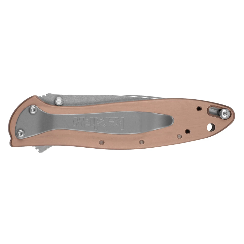 Couteau De Poche Leek Copper Manche Cuivre Kershaw – Image 2