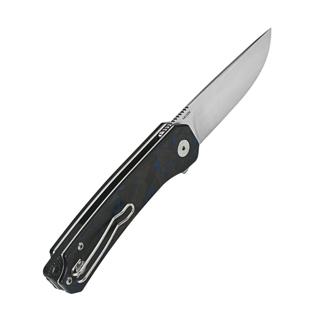 Couteau De Poche Osprey Shredded Manche G10/Carbone QSP – Image 3