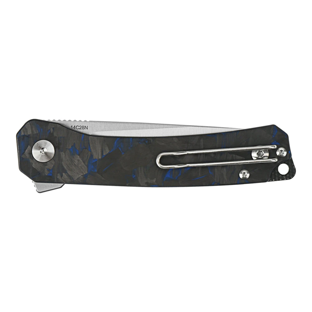 Couteau De Poche Osprey Shredded Manche G10/Carbone QSP – Image 4