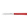Couteau D'office Cranté N°313 Rouge Lame 100mm Manche Polymère Opinel