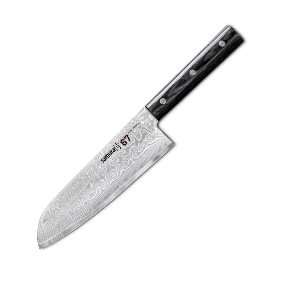 DAMASCUS67 Couteau Santoku | Samura