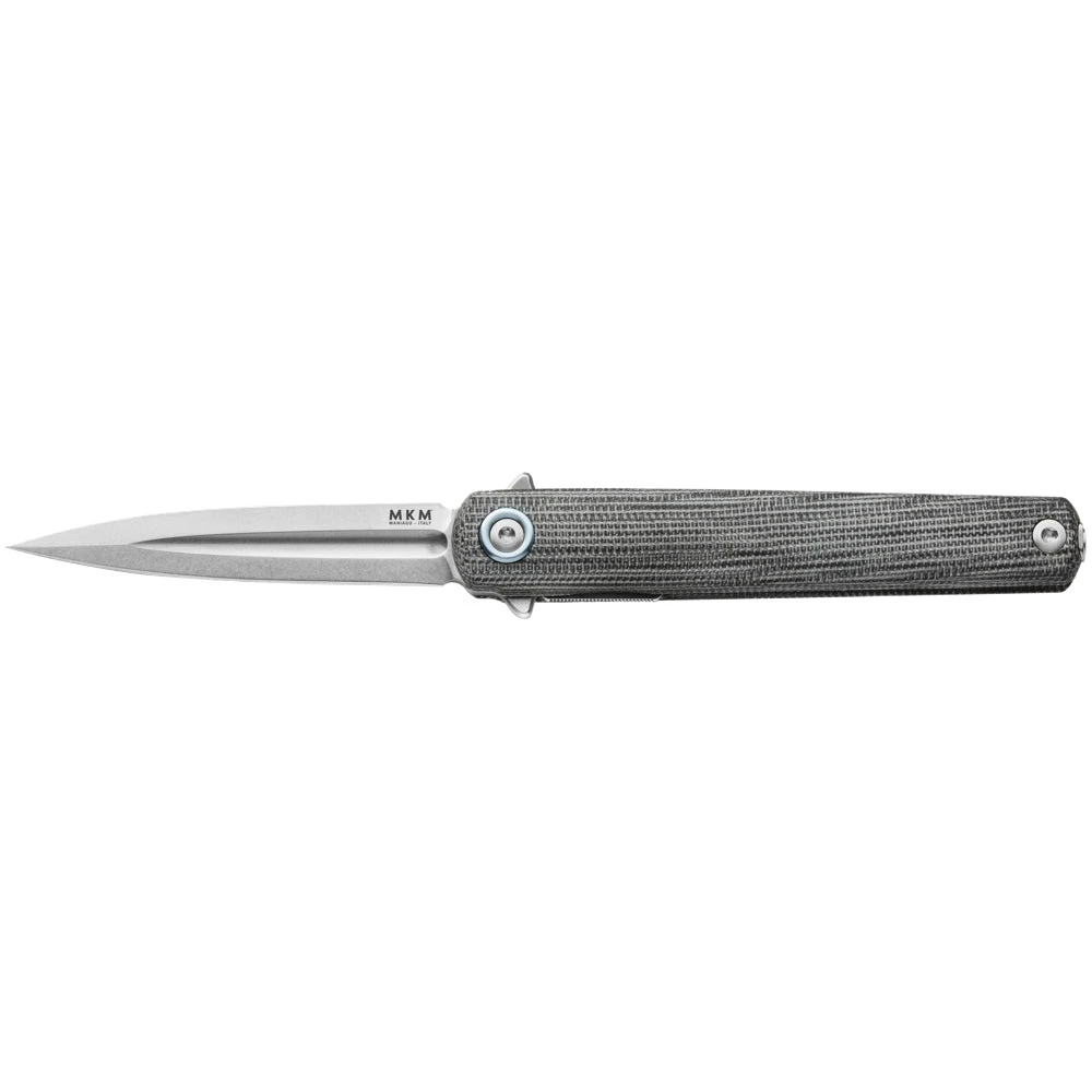 Dague Flame Light Noir Manche Micarta MKM
