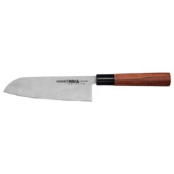Santoku OKINAWA Manche Bois De Rose Samura